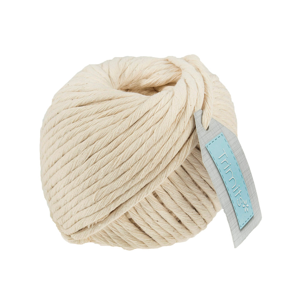 Trimits Macramé Cord Cotton 50m x 5mm 06 Naturel