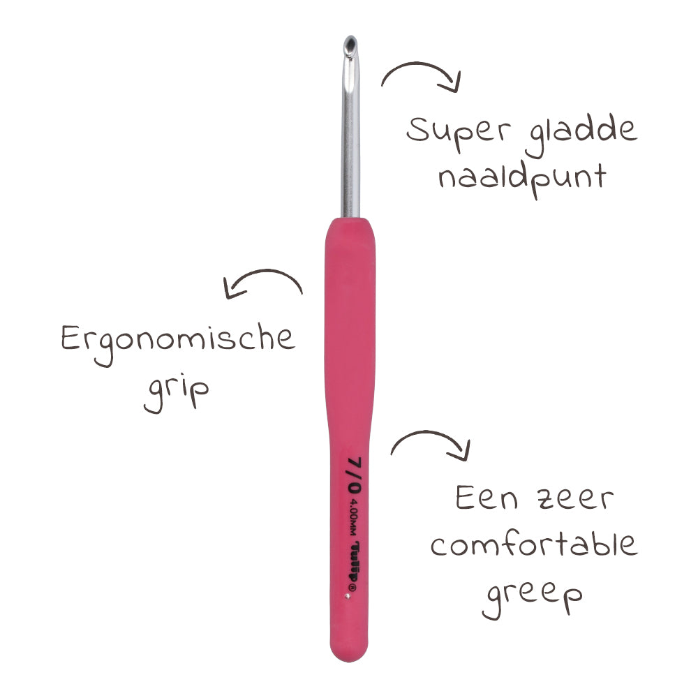 Tekstnl — gemaakt met Tulip Etimo Rose Haaknaald 3.00mm