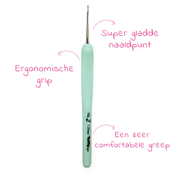 Sucre nl — gemaakt met Tulip Sucre Bead Softgrip Haaknaald 1.75mm