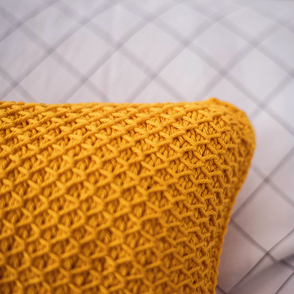 Tunisch Smock Stitch Kussen Haakpakket (2)