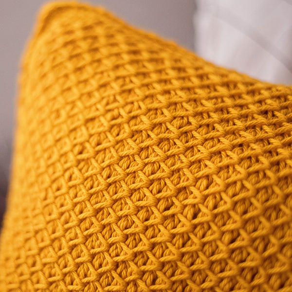 Tunisch Smock Stitch Kussen Haakpakket (4)