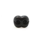 Veiligheidsneus hond zwart 12mm