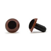 Veiligheidsogen Bruin 12mm per paar