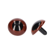 Veiligheidsogen Bruin 24mm per paar