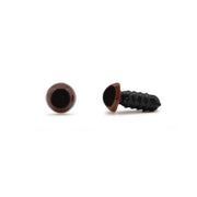 Veiligheidsogen Bruin 8 mm per paar
