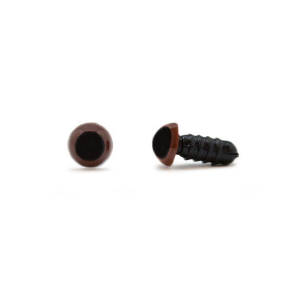 Veiligheidsogen Bruin 8 mm per paar