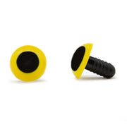 Veiligheidsogen Geel 15 mm per paar