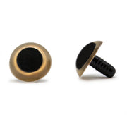 Veiligheidsogen Goud 20 mm per paar