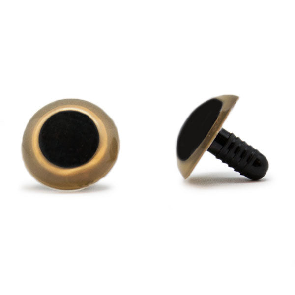 Veiligheidsogen Goud 20 mm per paar