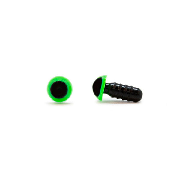Veiligheidsogen Groen 6 mm per paar