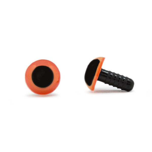 Veiligheidsogen Oranje 12 mm per paar