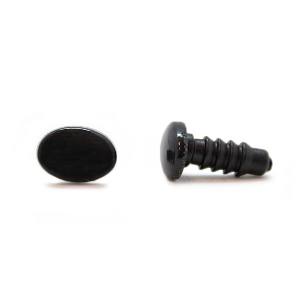 Veiligheidsogen Ovaal Zwart 5 paar 10mm (3)