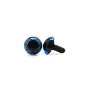 Veiligheidsogen Transparant Blauw 10 mm per paar