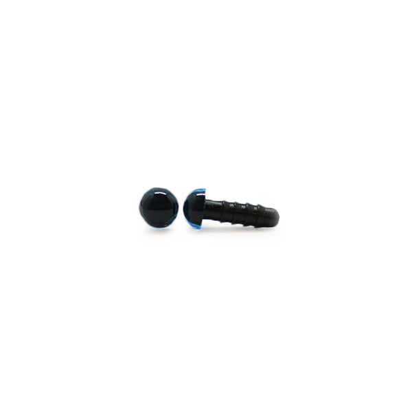 Veiligheidsogen Transparant Blauw 6 mm per paar