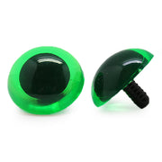 Veiligheidsogen Transparant Groen 30 mm per paar