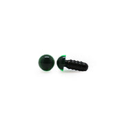 Veiligheidsogen Transparant Groen 8 mm per paar