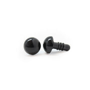Veiligheidsogen Zwart 10 mm per paar