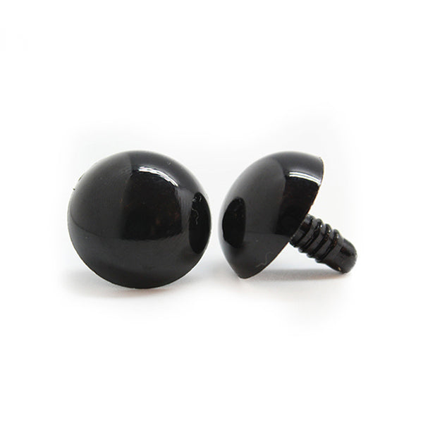 Veiligheidsogen Zwart 18mm per paar