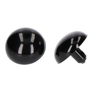 Veiligheidsogen Zwart 30 mm per paar