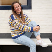 Granny Stripe Sweater Haakpatroon (Digital)
