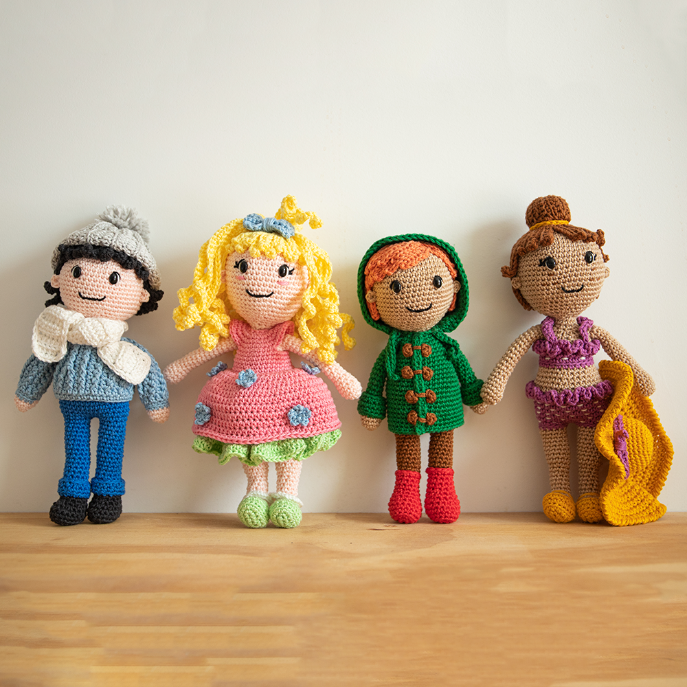 Vierseizoenen Poppetjes Haakpakket