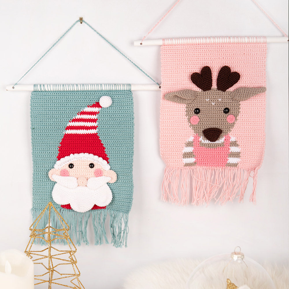 Mrs Milly - Kerst Wandhanger Haakpakket 3