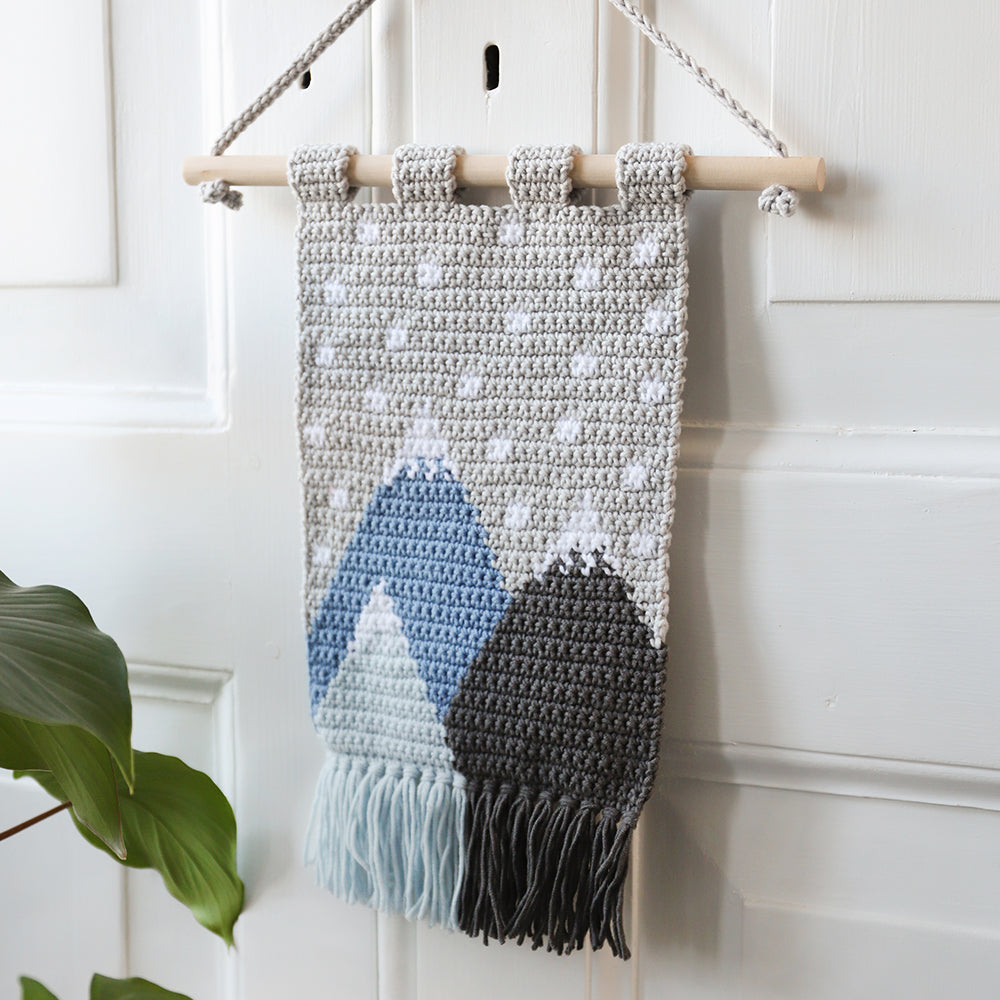 Winter — gemaakt met Winter Wandhanger Haakpakket