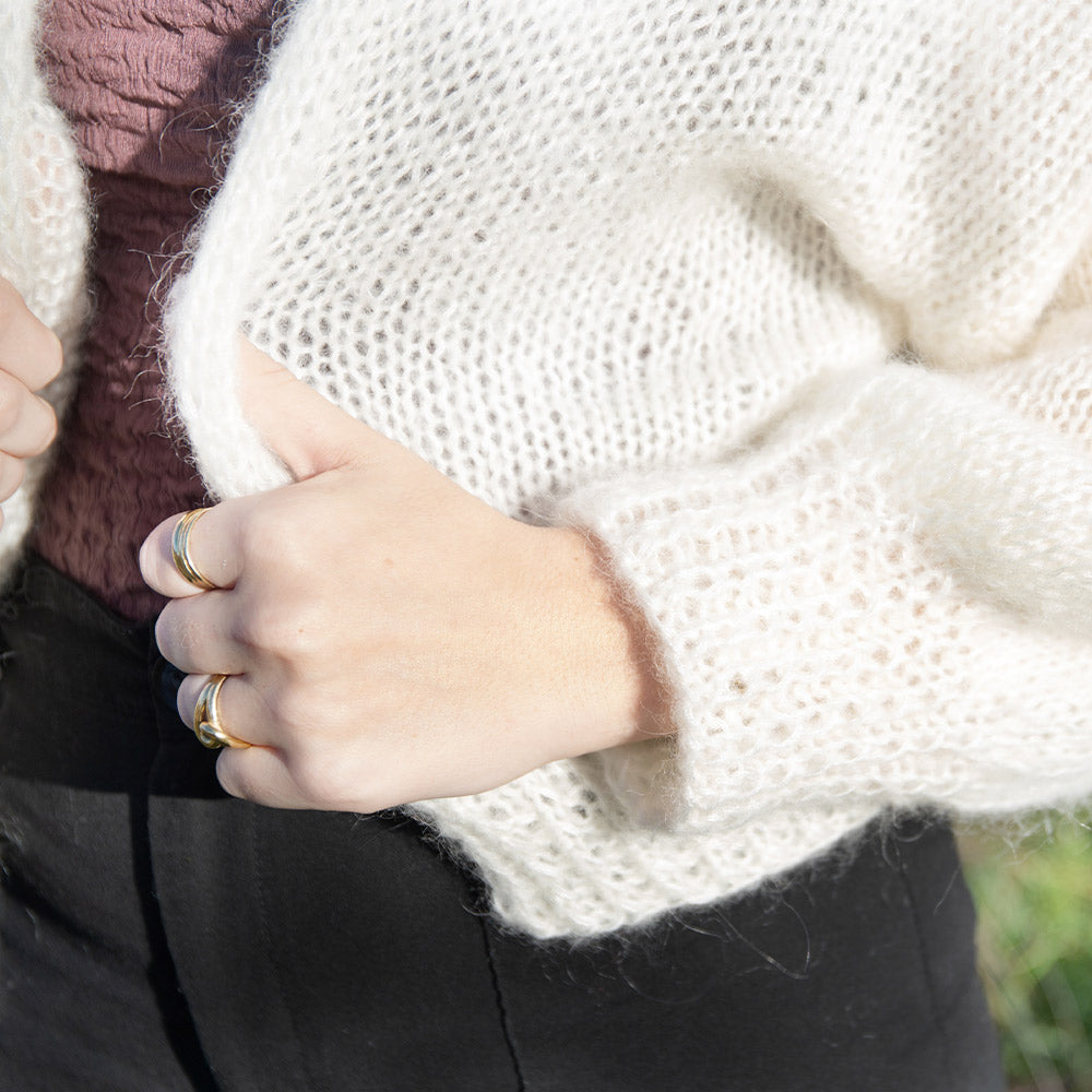 Cloud Cardigan Uni Colour Breipatroon (Digital)