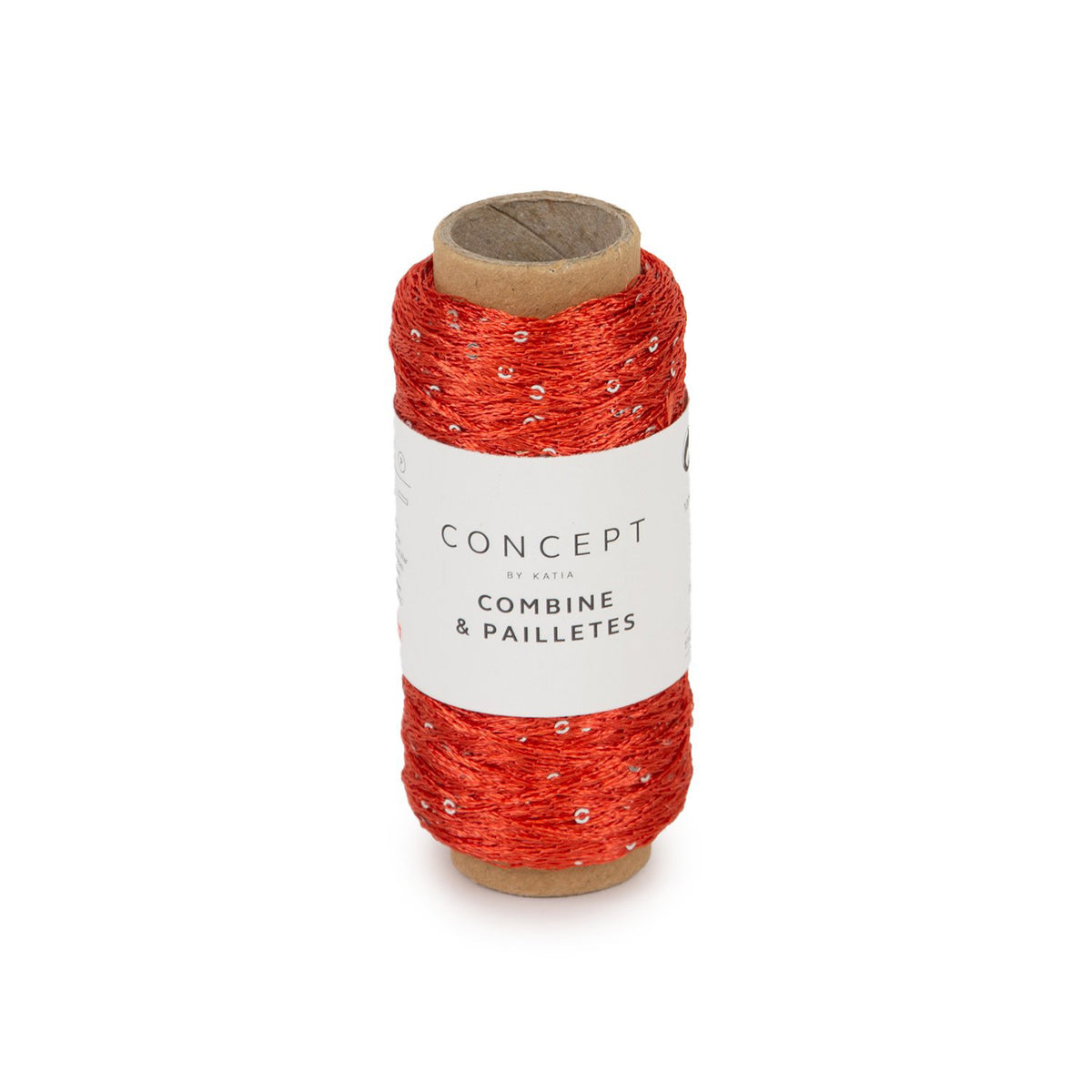 Katia Combine & Paillettes 060 Roestbruin