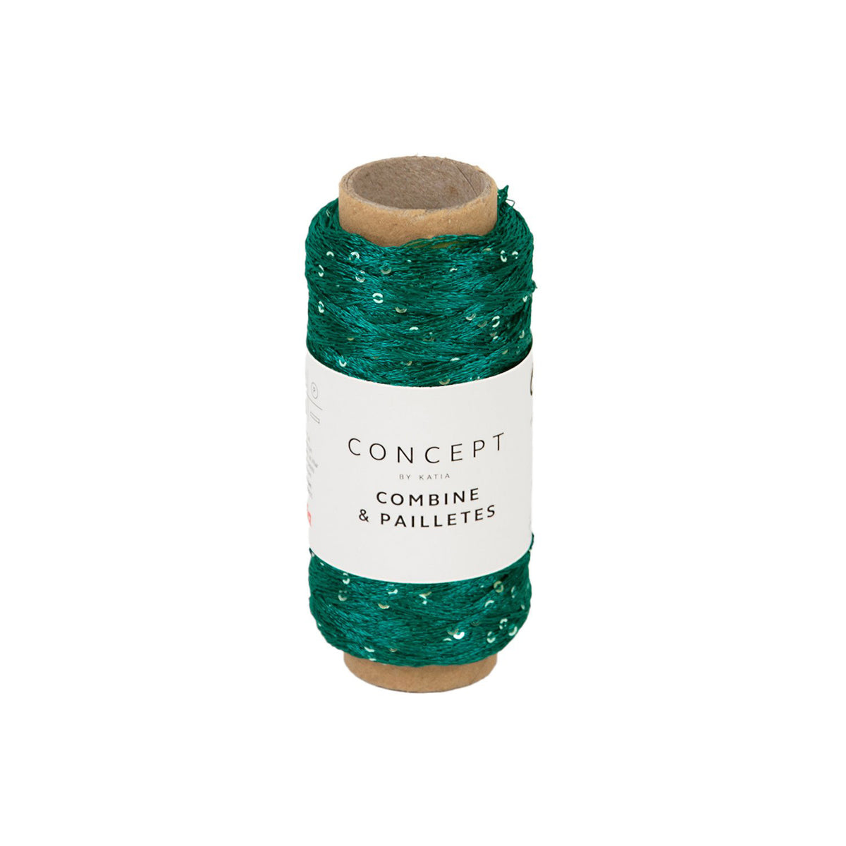 Katia Combine & Paillettes 057 Smaragdgroen