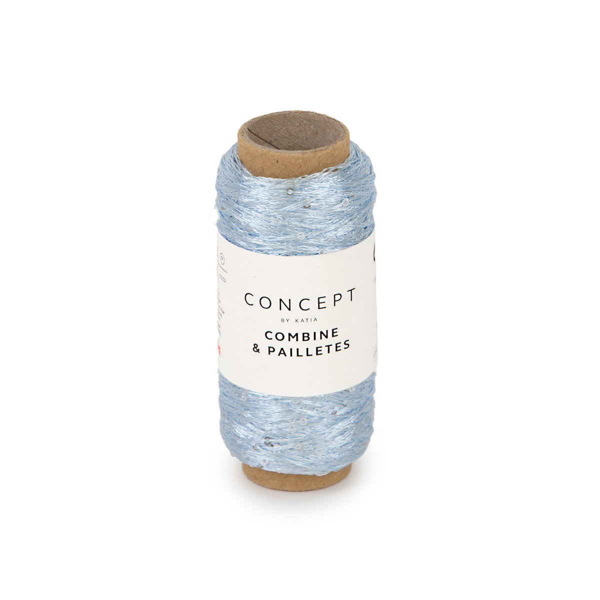Katia Combine & Paillettes 056 Waterblauw