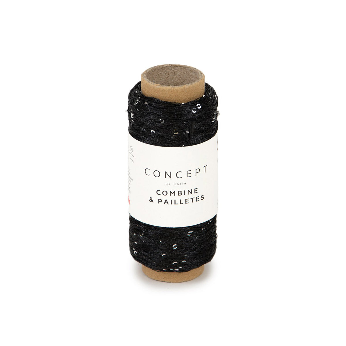 Katia Combine & Paillettes 054 Zwart