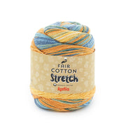 Katia Fair Cotton Stretch 101 Oranje-Groen-Blauw