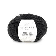 Katia Merino Worsted 014 Donker grijs