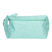 Wolplein Haaktas large wit/mint motief 29x12x17cm