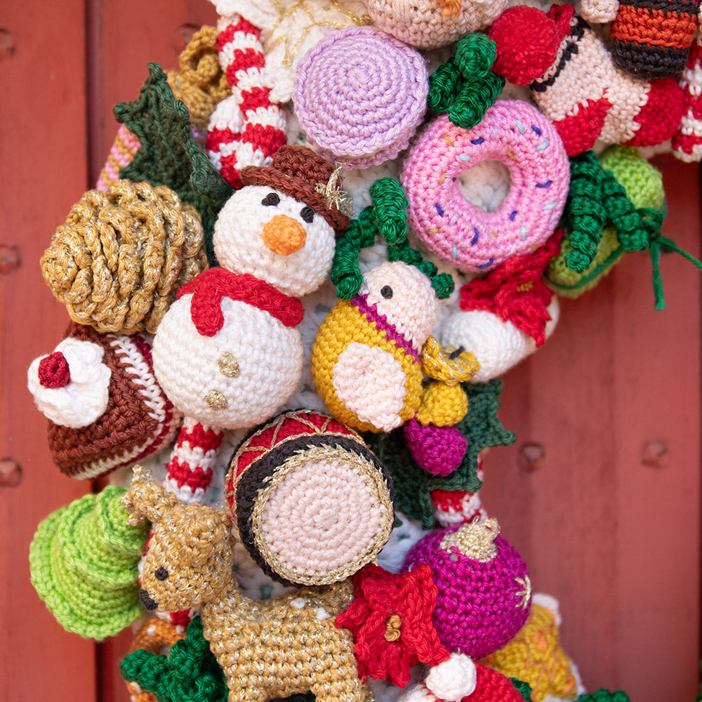 Kerstkrans — gemaakt met Wolplein Magische KerstCAL (11)