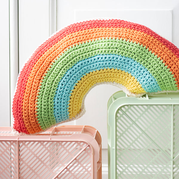 Wolplein Regenboog Kussen Haakpakket (3)