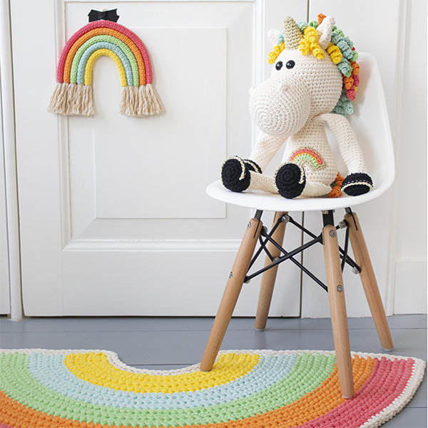 Wolplein Regenboog Vloerkleed Haakpakket (3)