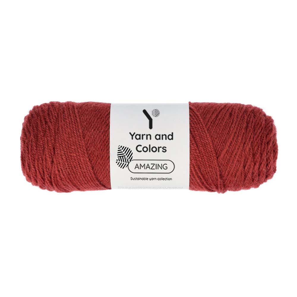Yarn and Colors Amazing 029 Burgundy - bol garen in deze kleur