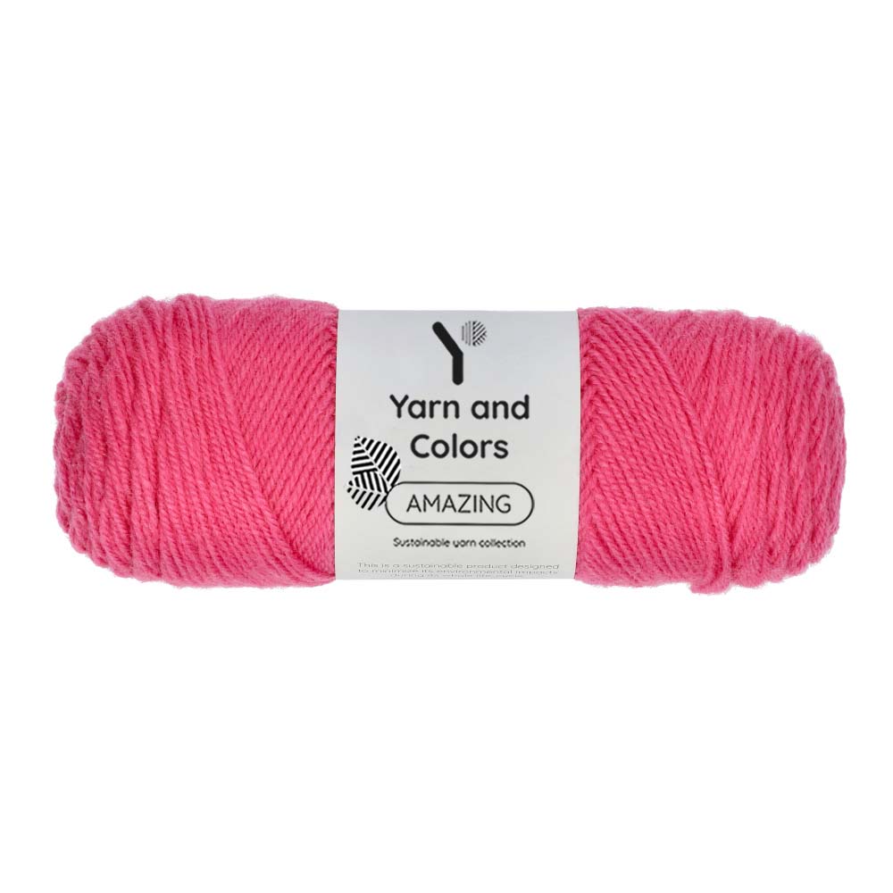Yarn and Colors Amazing 035 Girly Pink - bol garen in deze kleur