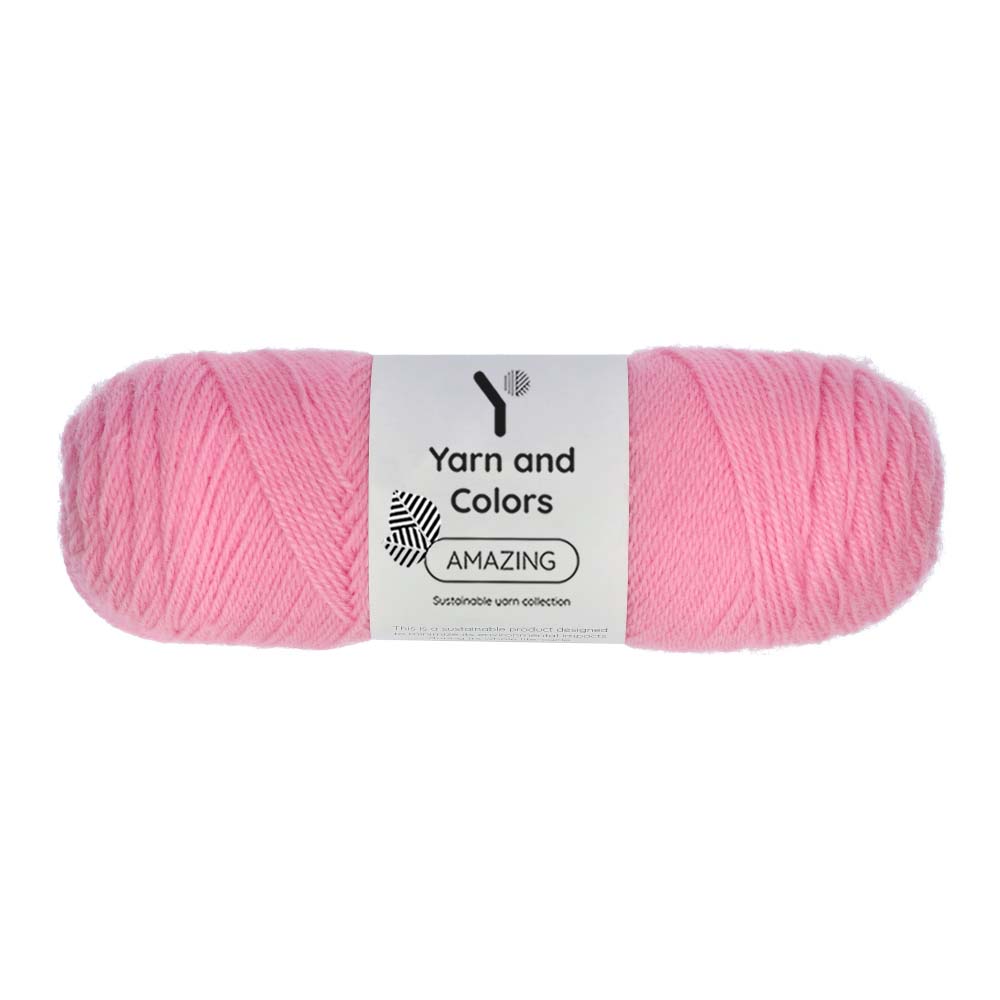 Yarn and Colors Amazing 037 Cotton Candy - bol garen in deze kleur