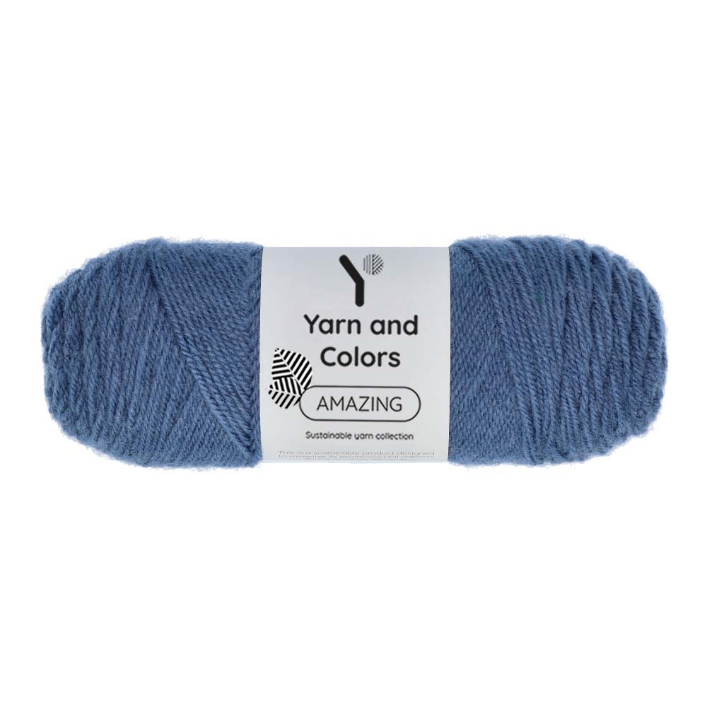 Yarn and Colors Amazing 061 Denim - bol garen in deze kleur