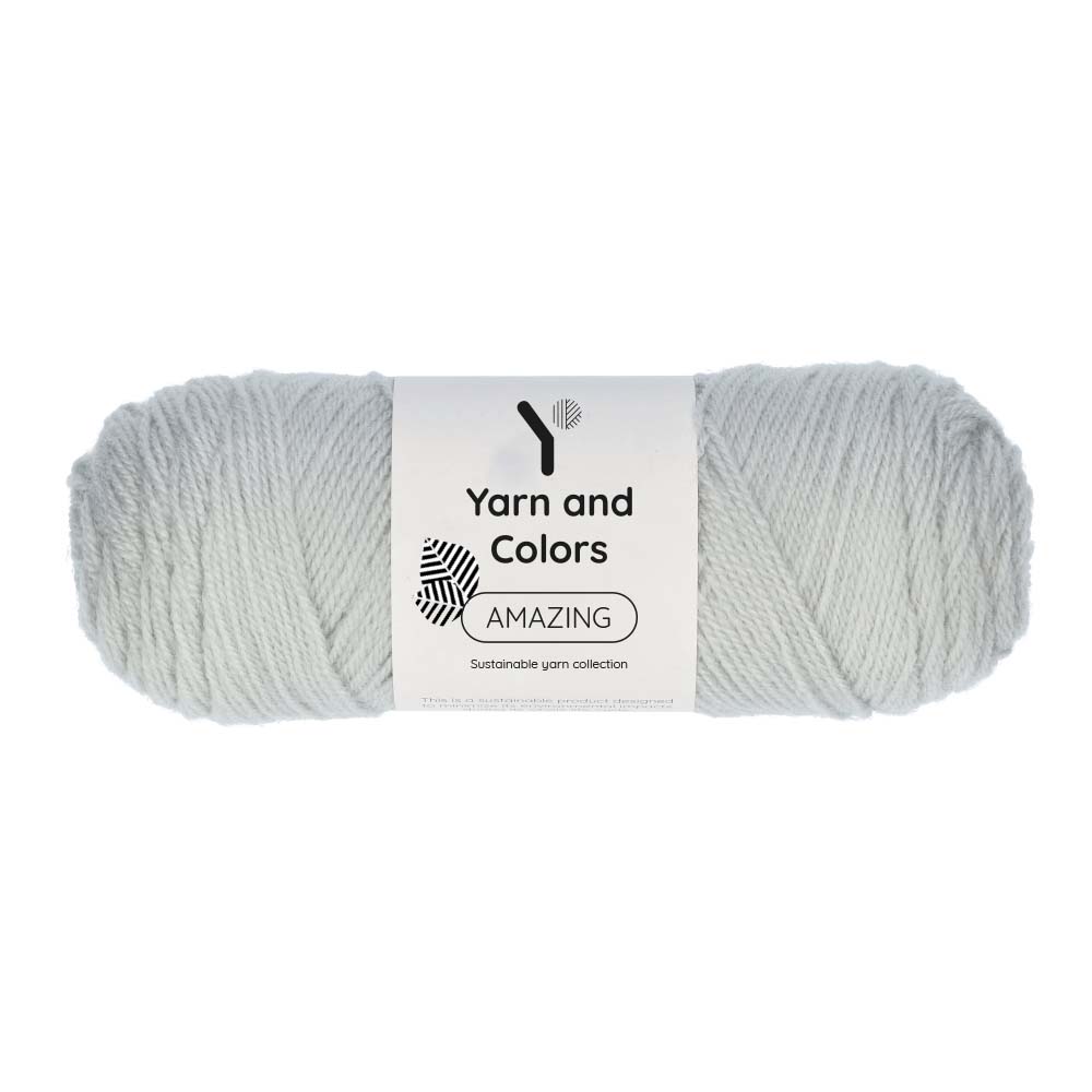 Yarn and Colors Amazing 094 Silver - bol garen in deze kleur