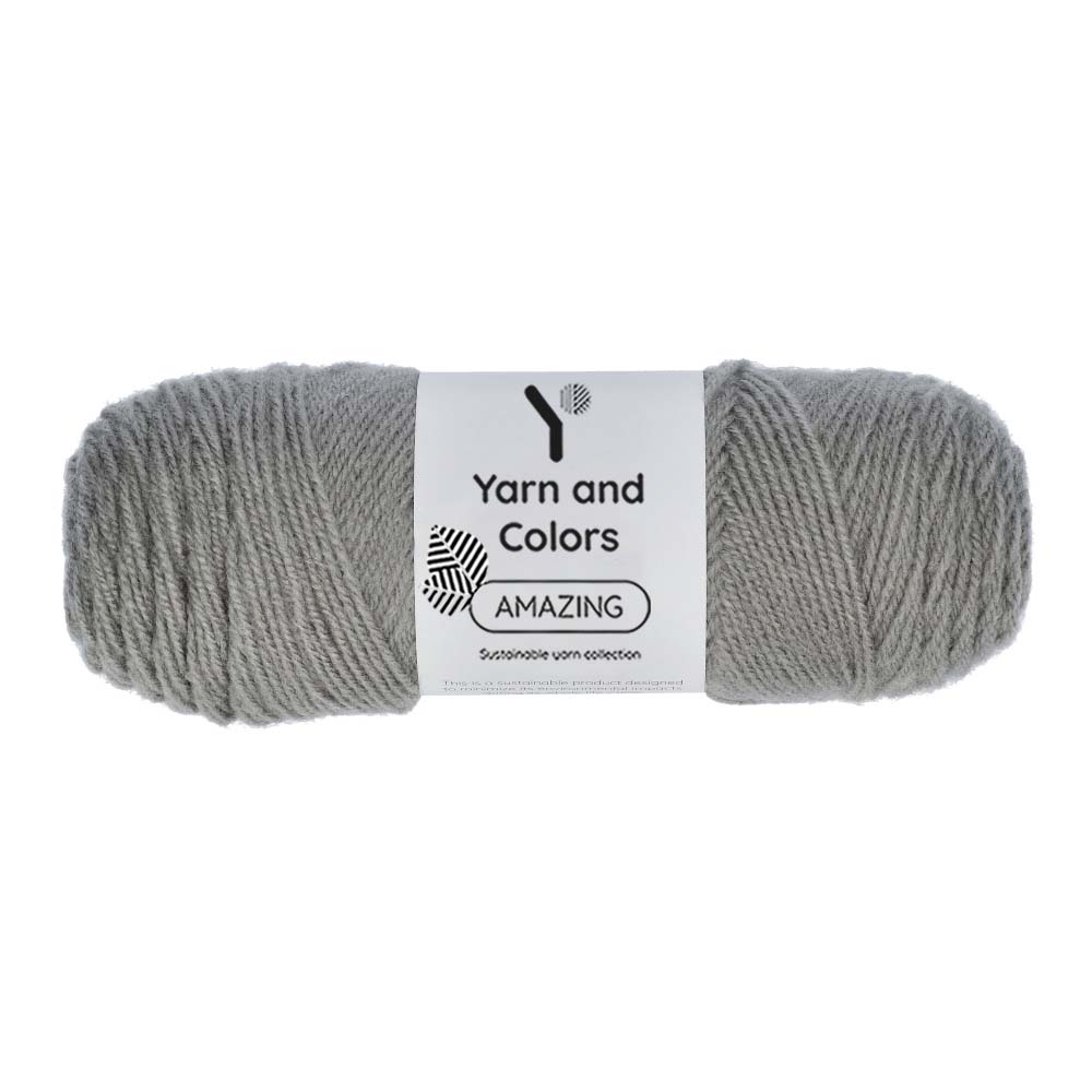 Yarn and Colors Amazing 096 Shark Grey - bol garen in deze kleur