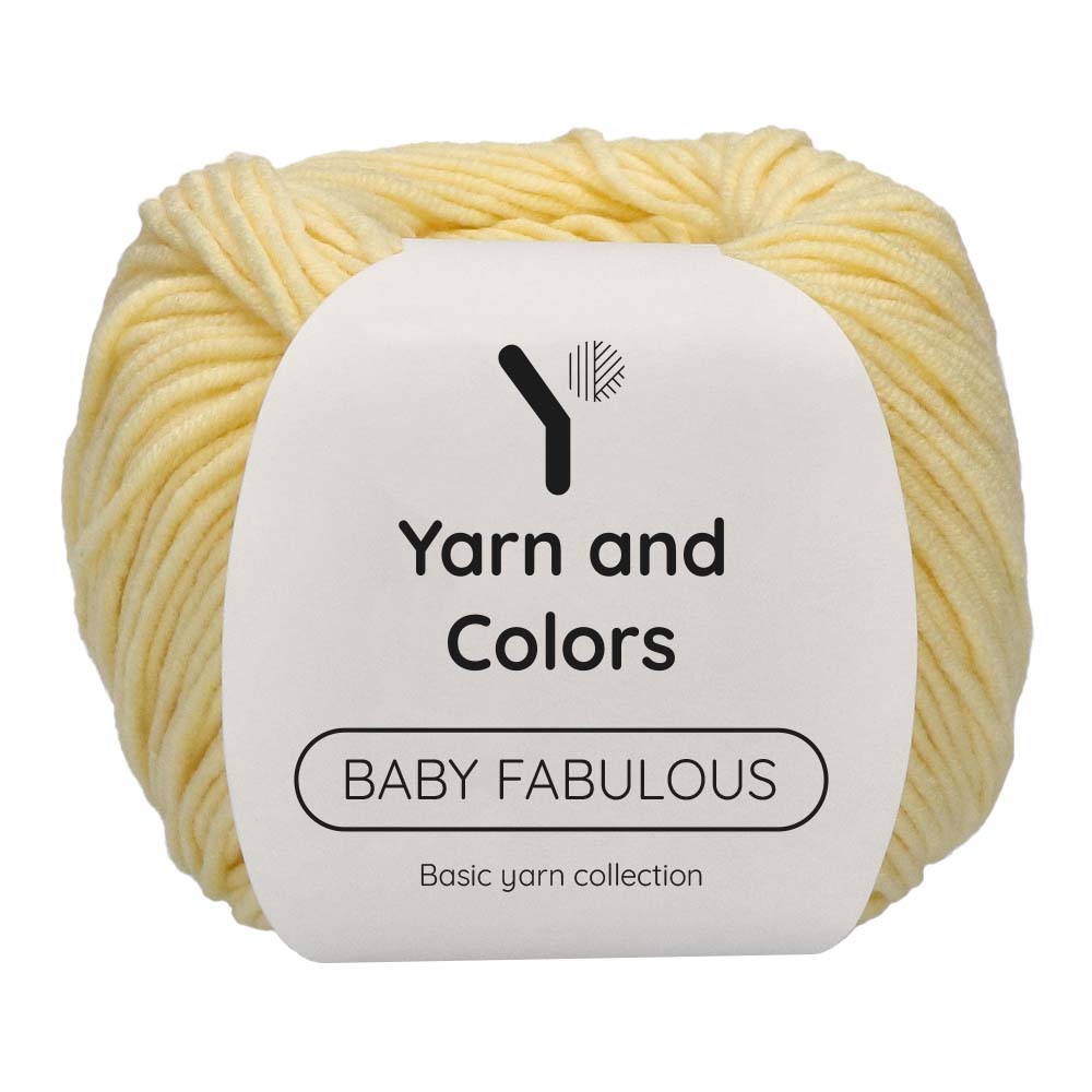 Yarn and Colors Baby Fabulous 010 Vanilla - bol garen in deze kleur
