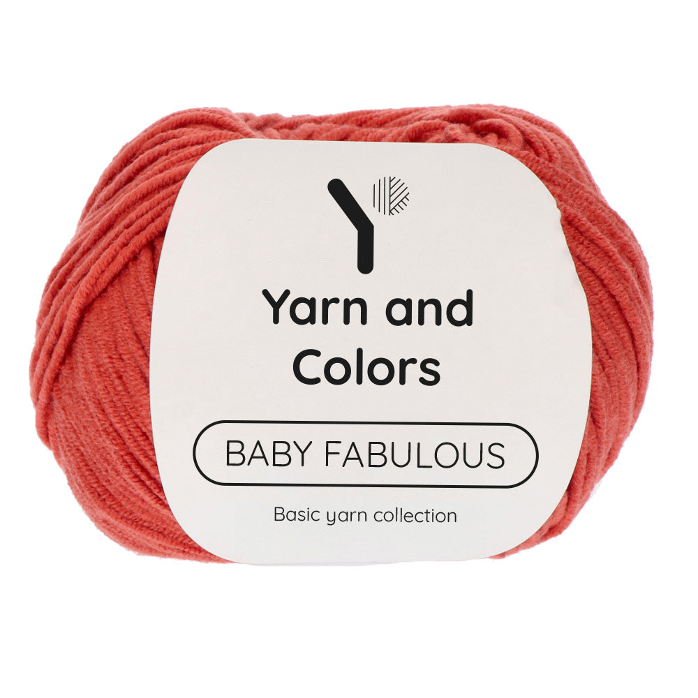 Yarn and Colors Baby Fabulous 023 Brick - bol garen in deze kleur