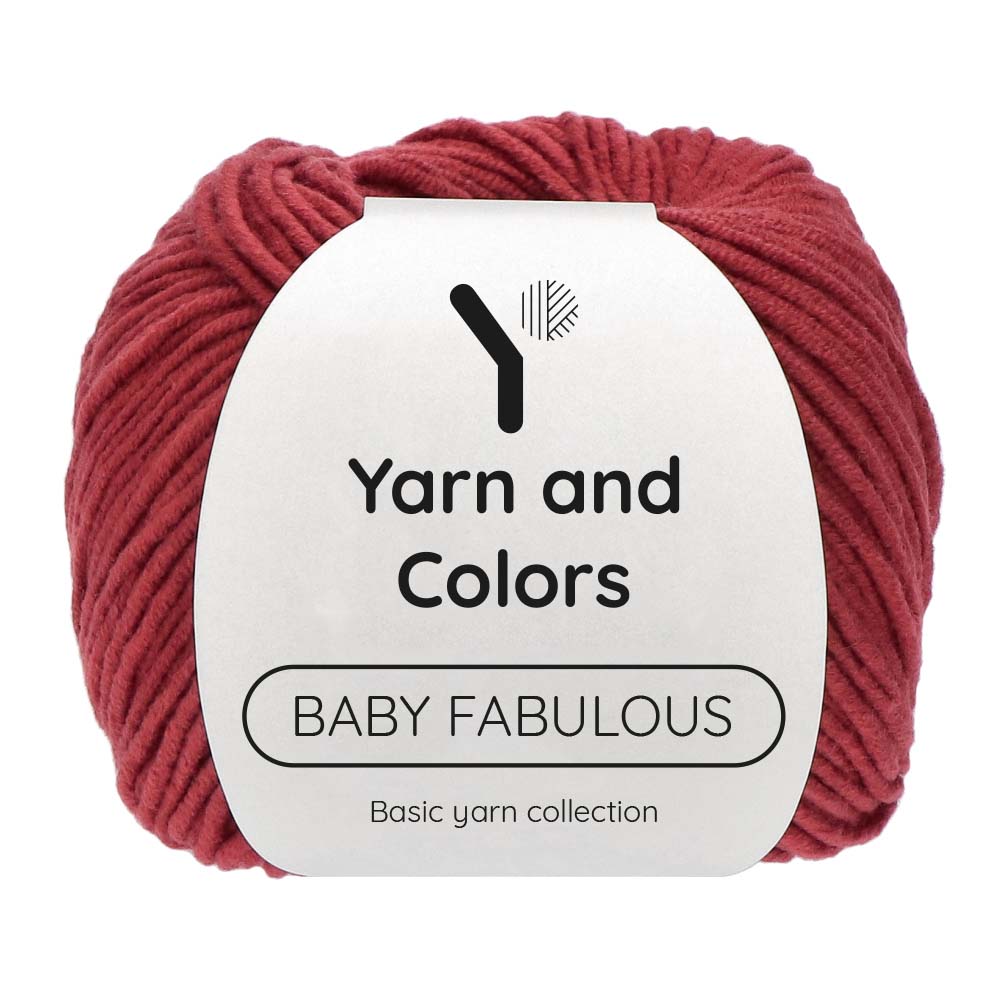 Yarn and Colors Baby Fabulous 029 Burgundy - bol garen in deze kleur