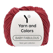 Yarn and Colors Baby Fabulous 029 Burgundy - bol garen in deze kleur