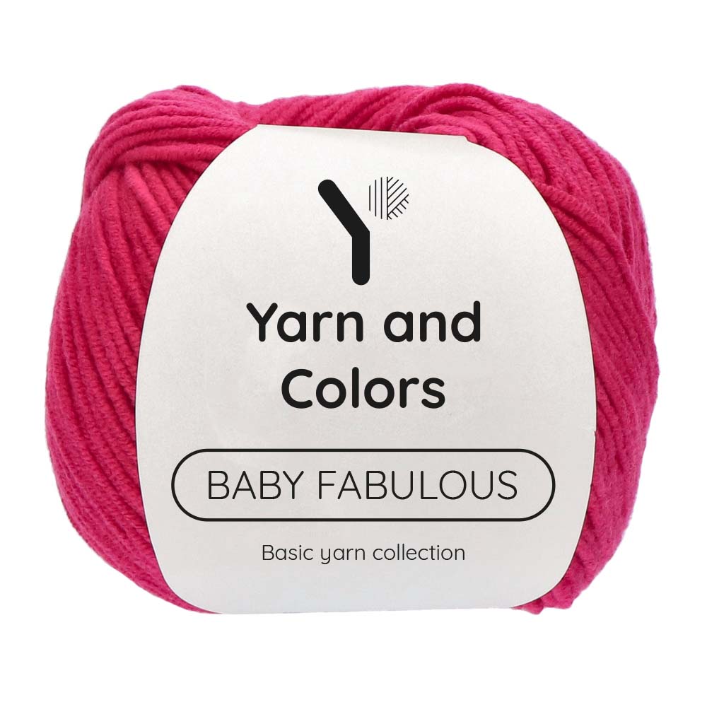 Yarn and Colors Baby Fabulous 033 Raspberry - bol garen in deze kleur