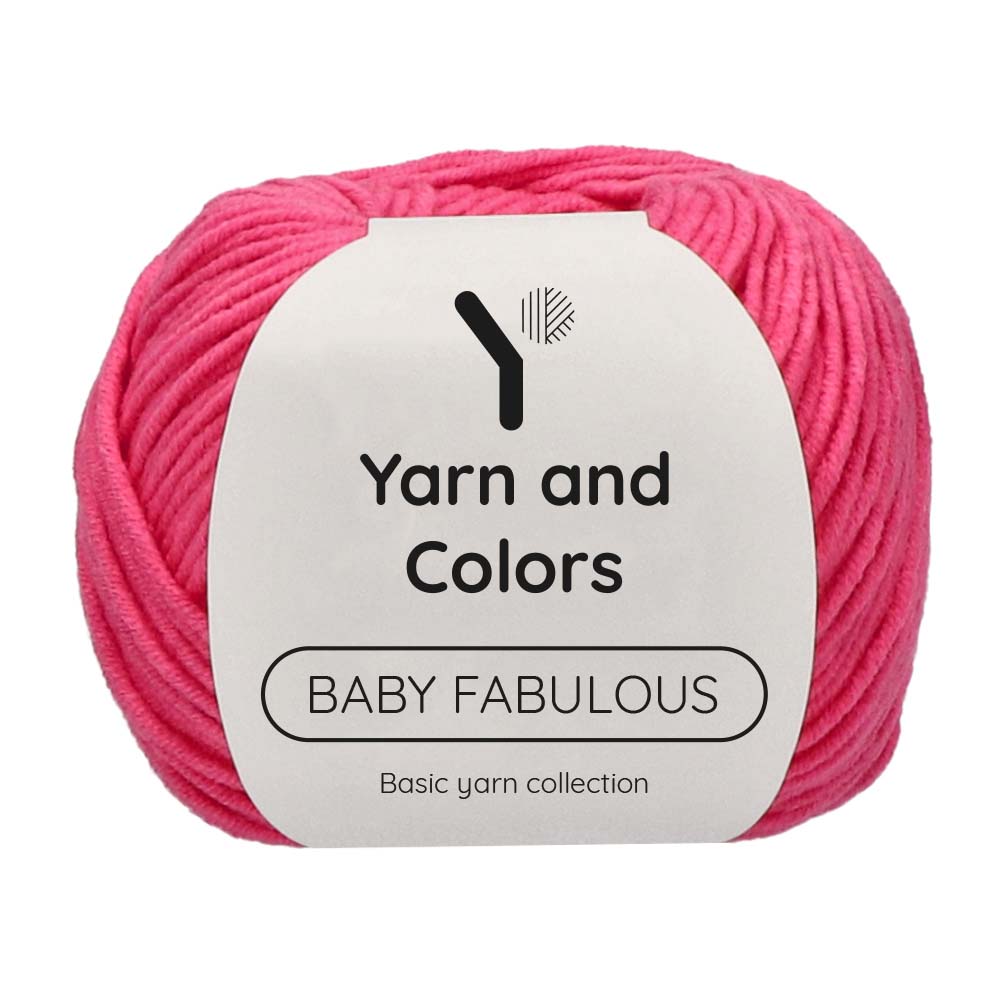 Yarn and Colors Baby Fabulous 035 Girly Pink - bol garen in deze kleur